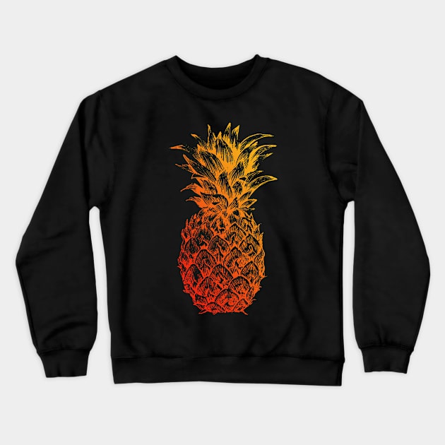 Pineapple Summer Flare Crewneck Sweatshirt by tsomid